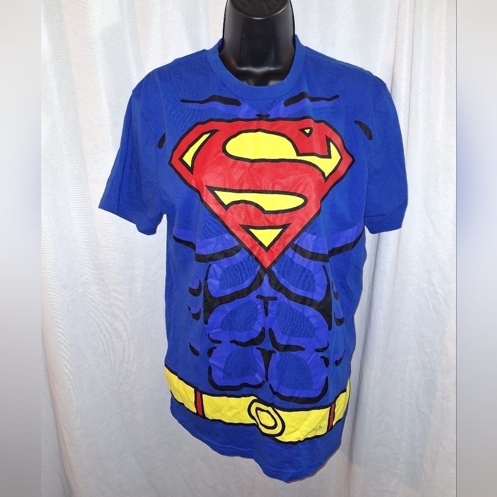 DC Comics Blue and Red Superhero Costume